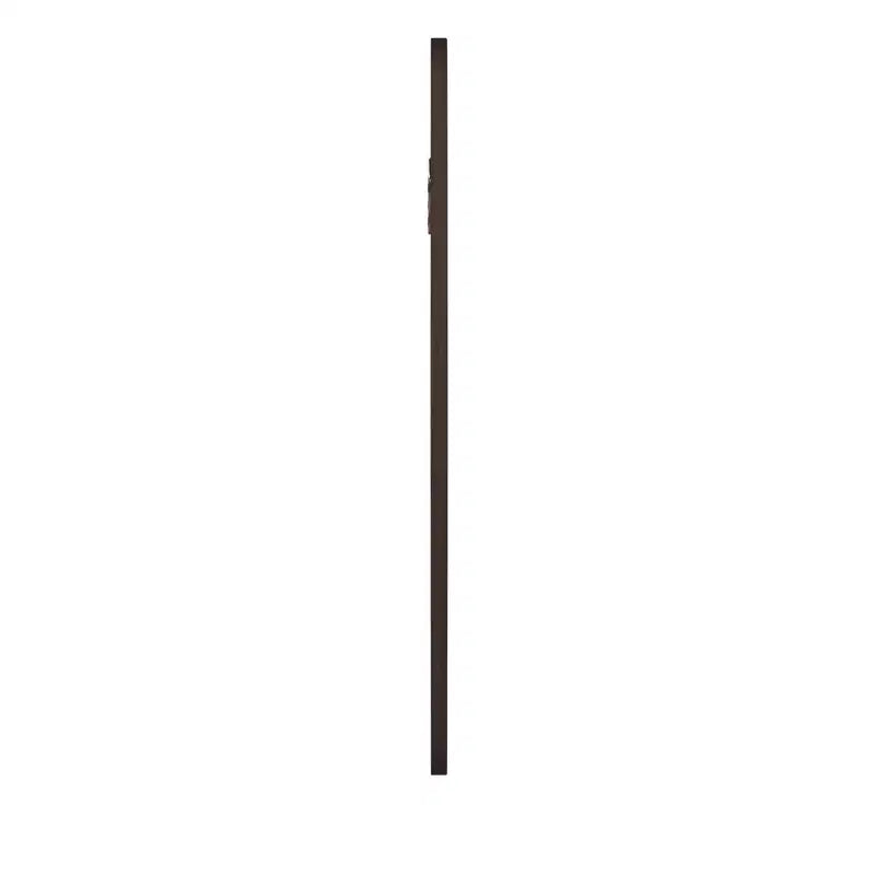 Specchio da parete ottagonale marrone caffè – Cornice in legno, da parete