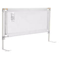 VEVOR Toddler Bed Rail, Kids Beds Guard Rail with Reinforced Iron Pipe and Oxford Cloth, Adjustable Height Bed Side Railing, 1 Piece, Gray