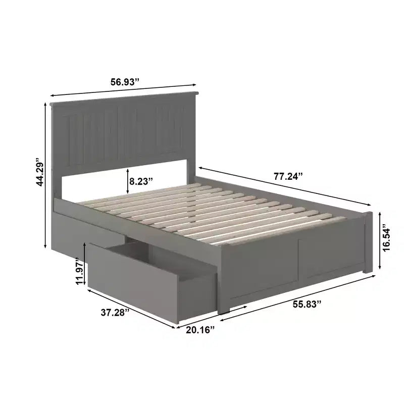 Testata indipendente – Struttura in legno, matrimoniale/king-size