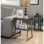 HomeStock Rectangle Metal Table Top End Table 1 -piece