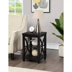 HomeStock Rectangle Wood Table Top End Table 1 -piece
