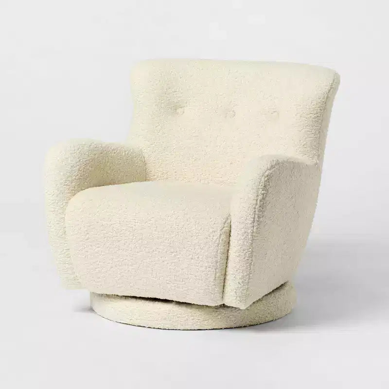 Kessler Swivel Chair Cream - Threshold™ designed with Studio McGee